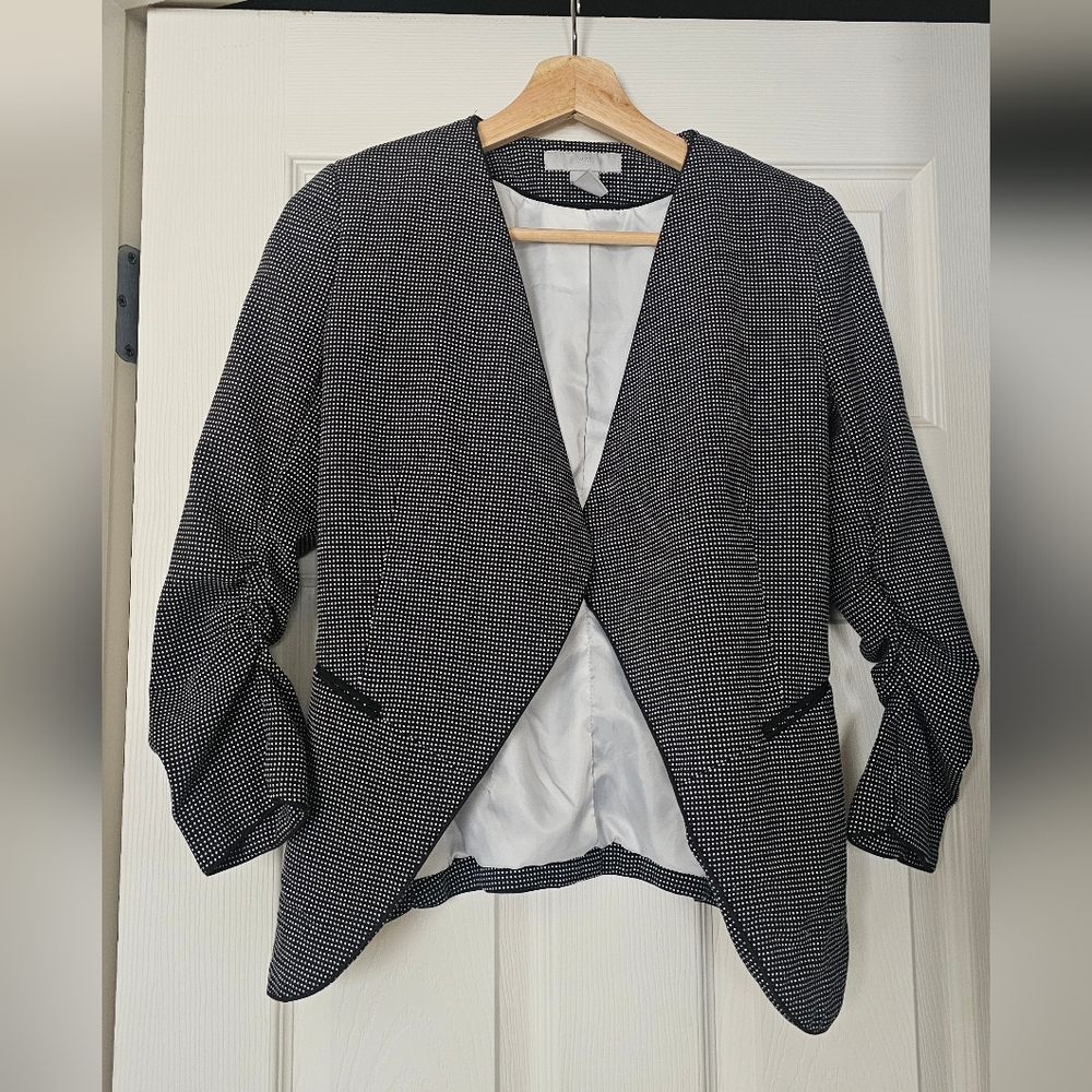 Women's H&M Black And White Blazer